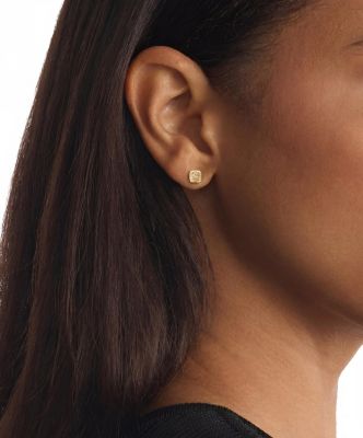 Женские аксессуары Calvin Klein Textured Linear Earrings — фото 3