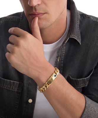 Мужские аксессуары Calvin Klein Bold Polished Chain Bracelet — фото 2