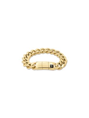 Bold Polished Chain Bracelet, Gold