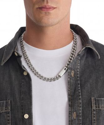 Мужская цепочка Calvin Klein Bold Polished Chain, цвет: Серебряный — фото 3