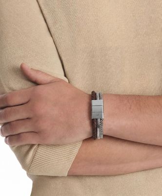 Мужские аксессуары Calvin Klein Stacked Triple Bracelet — фото 2