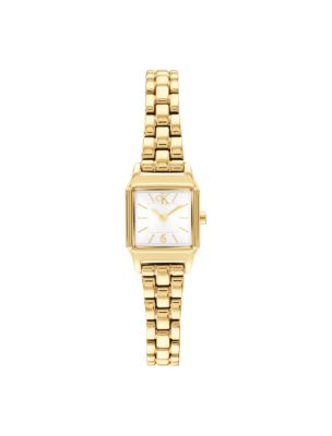 Square Monogram Bracelet Watch, White