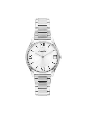 Roman Numeral H-Link Braclet Watch, White