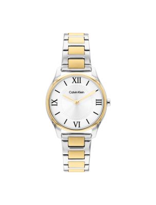 Roman Numeral H-Link Braclet Watch, White