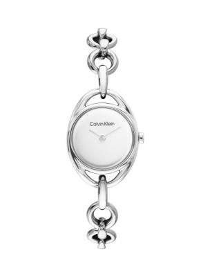 Женские часы Calvin Klein Link Bracelet Watch, цвет: Серебряный — фото 1