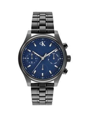 Monogram Chronograph Bracelet Watch, Navy