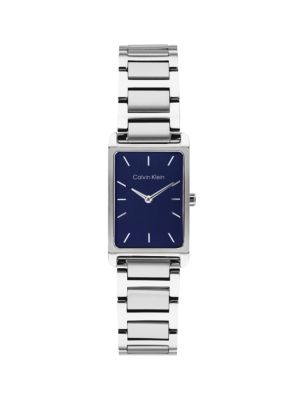 Minimalist Rectangle Bracelet Watch, Navy