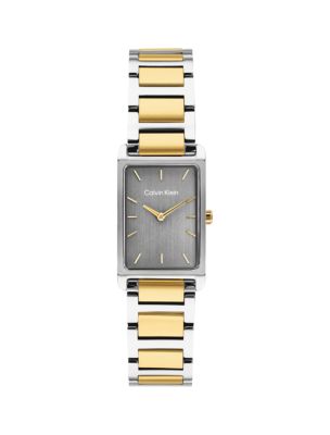 Minimalist Rectangle Bracelet Watch, Grey