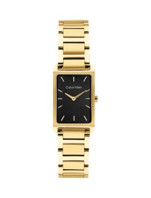 Minimalist Rectangle Bracelet Watch, Black