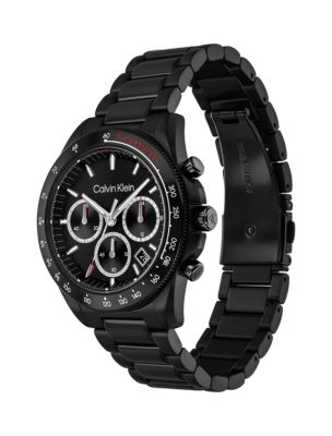 Мужские часы Calvin Klein Sport Chronograph Bracelet Watch, цвет: Чёрный — фото 2