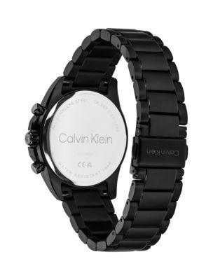 Мужские часы Calvin Klein Sport Chronograph Bracelet Watch, цвет: Чёрный — фото 3