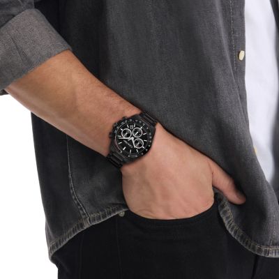 Мужские часы Calvin Klein Sport Chronograph Bracelet Watch, цвет: Чёрный — фото 4