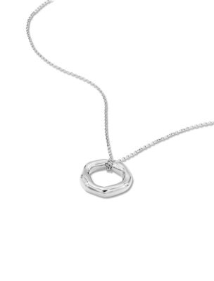 Женское колье Calvin Klein Fluid Metal, цвет: Серебряный — фото 2