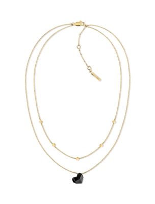 Женское колье Calvin Klein Faceted Heart, цвет: Золотой