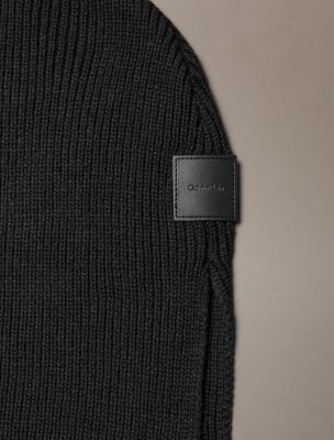 Женский шарф Calvin Klein Hooded, цвет: Чёрный — фото 3