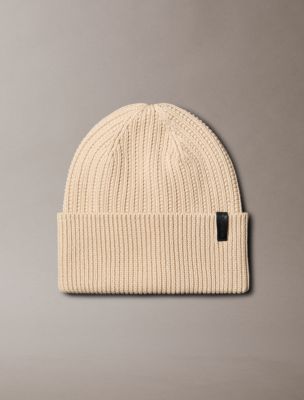 Thermal Stitch Beanie, Tan