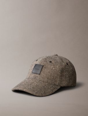 Herringbone Baseball Cap, Black
