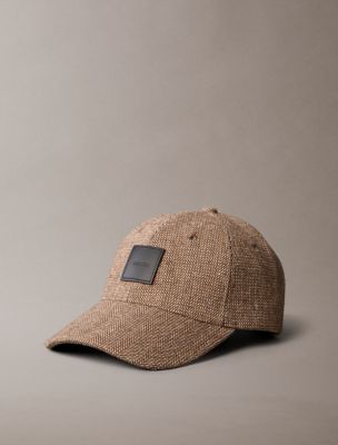 Herringbone Baseball Cap, Smoke Grey