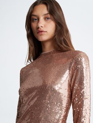 Sequin Mini Dress | Calvin Klein USA
