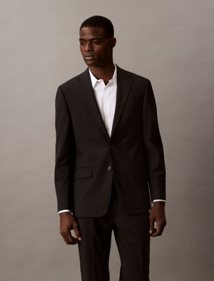 Slim Fit Suit Jacket, Black