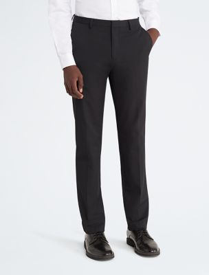 Slim Fit Suit Pants, Black