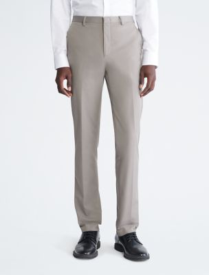 Slim Fit Suit Pants, Light Grey