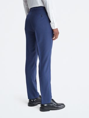 Slim Fit Blue Suit Pants | Calvin Klein