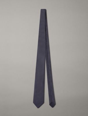 Indigo Houndstooth Tie, Ck Black