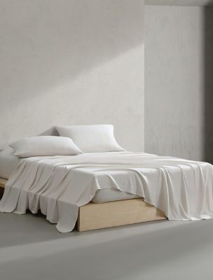 Soft Linen Lyocell Sheet Set, Ivory