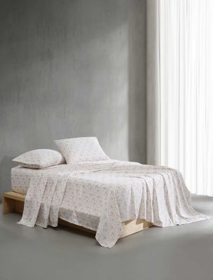Falling Petals Sheet Set, Petal Pink