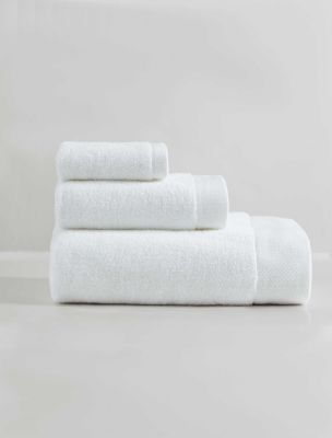 Entwine 2-Pack Bath Towel Set, White