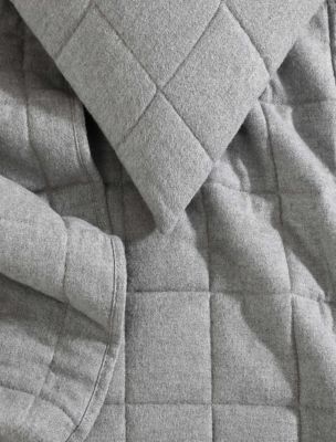 Tissu Coton Flannel Gris Moucheté - Léger, Moins De 1 Yard, Largeur <45", Pour Patchwork Ou Quilting