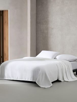 Core Plush Blanket, White
