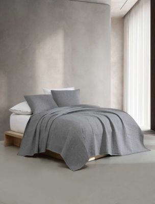 Mini Channel Stitch Quilt Set, Graphite