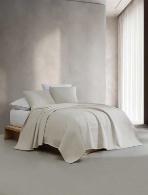 Mini Channel Stitch Quilt Set, Light Beige
