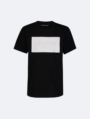 Boys Contrast Logo Graphic Classic T-Shirt, Black