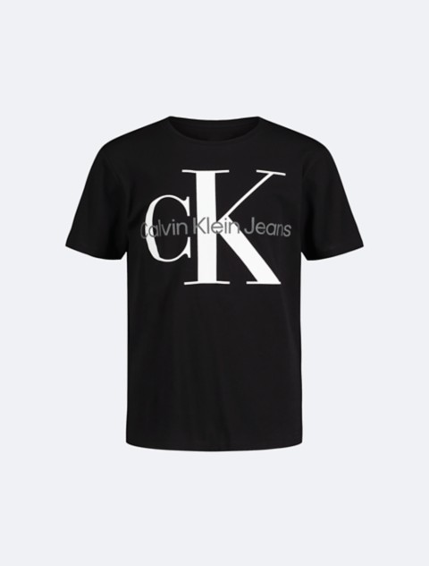 Детские футболки Calvin Klein Boys Monologo Classic Crewneck T-Shirt