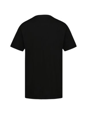 Футболка Calvin Klein Monogram V-Neck для мальчиков, цвет: Чёрный — фото 3