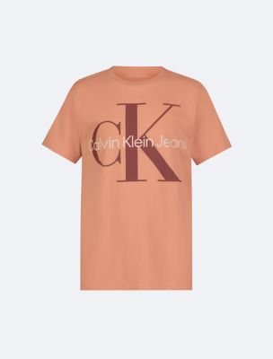 Boys Monogram Logo Classic T-Shirt, Clay