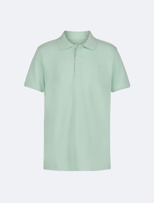 Boys Classic Polo Shirt, Misty Jade