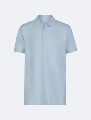 Boys Classic Polo Shirt, Clean Sky