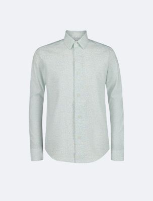 Boys Floral Print Button-Down Shirt, Multi Floral