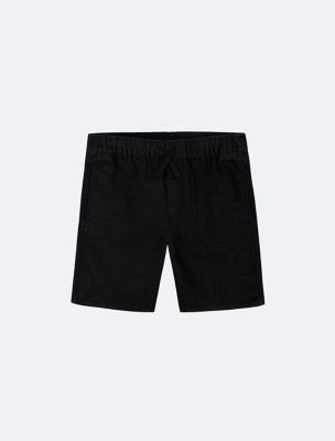 Boys Modern Pull-On Denim Shorts, Asphalt