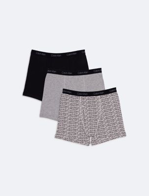 Big Boys Cotton Stretch Logo 2-Pack Boxer Brief, Heather Grey / Black
