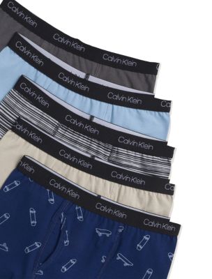Трусы-боксеры для детей, 5 шт. — Calvin Klein — фото 2