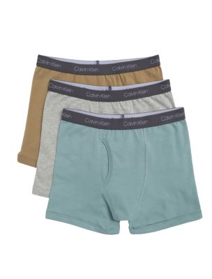 Boys Cotton Stretch 3-Pack Boxer Brief, Multi
