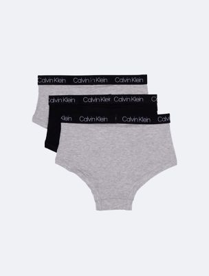 Трусы-брифы для детей, хлопок, стрейч, 3 шт. — Calvin Klein — фото 2