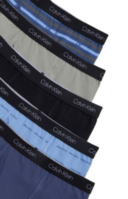 Трусы-боксеры для детей, 5 шт. — Calvin Klein, цвет: Полосатый — фото 2