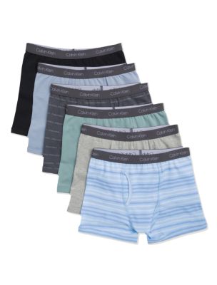 Boys Cotton Stretch 6-Pack Boxer Brief, Multi