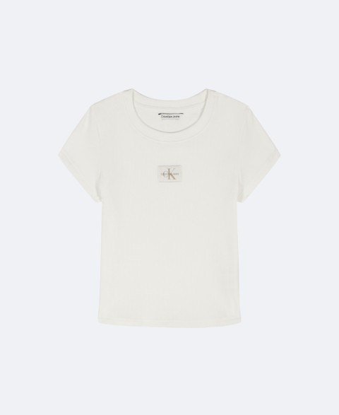 Детские футболки Calvin Klein Girls Woven Monologo Classic T-Shirt